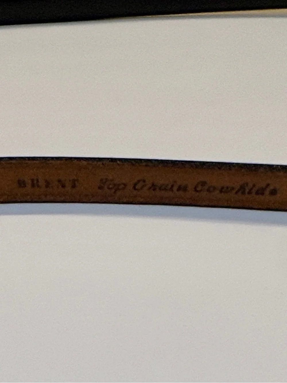 Classic Men's Leather Belt in Black
